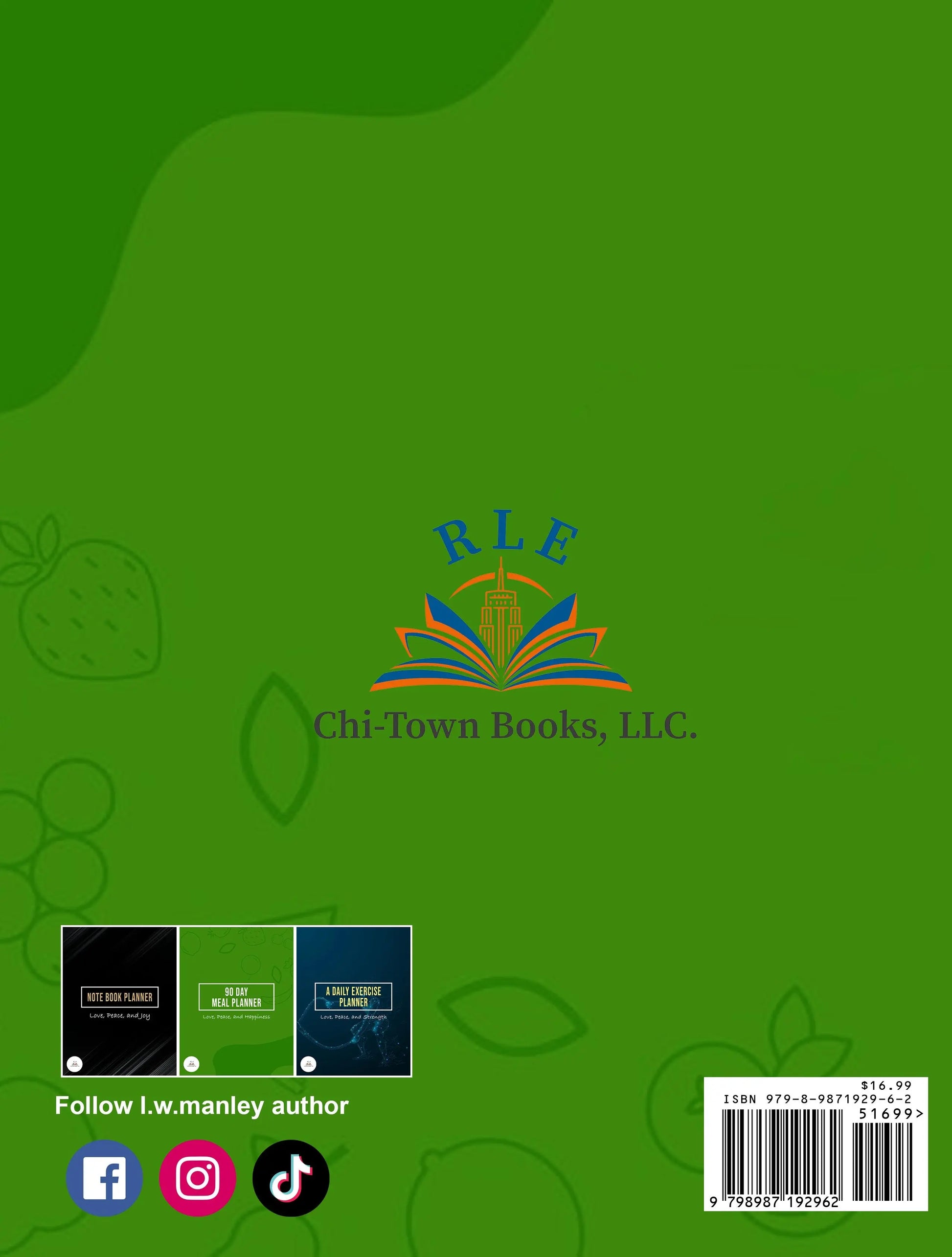 90 Day Meal Planner RLE Chi-Town Books, LLC