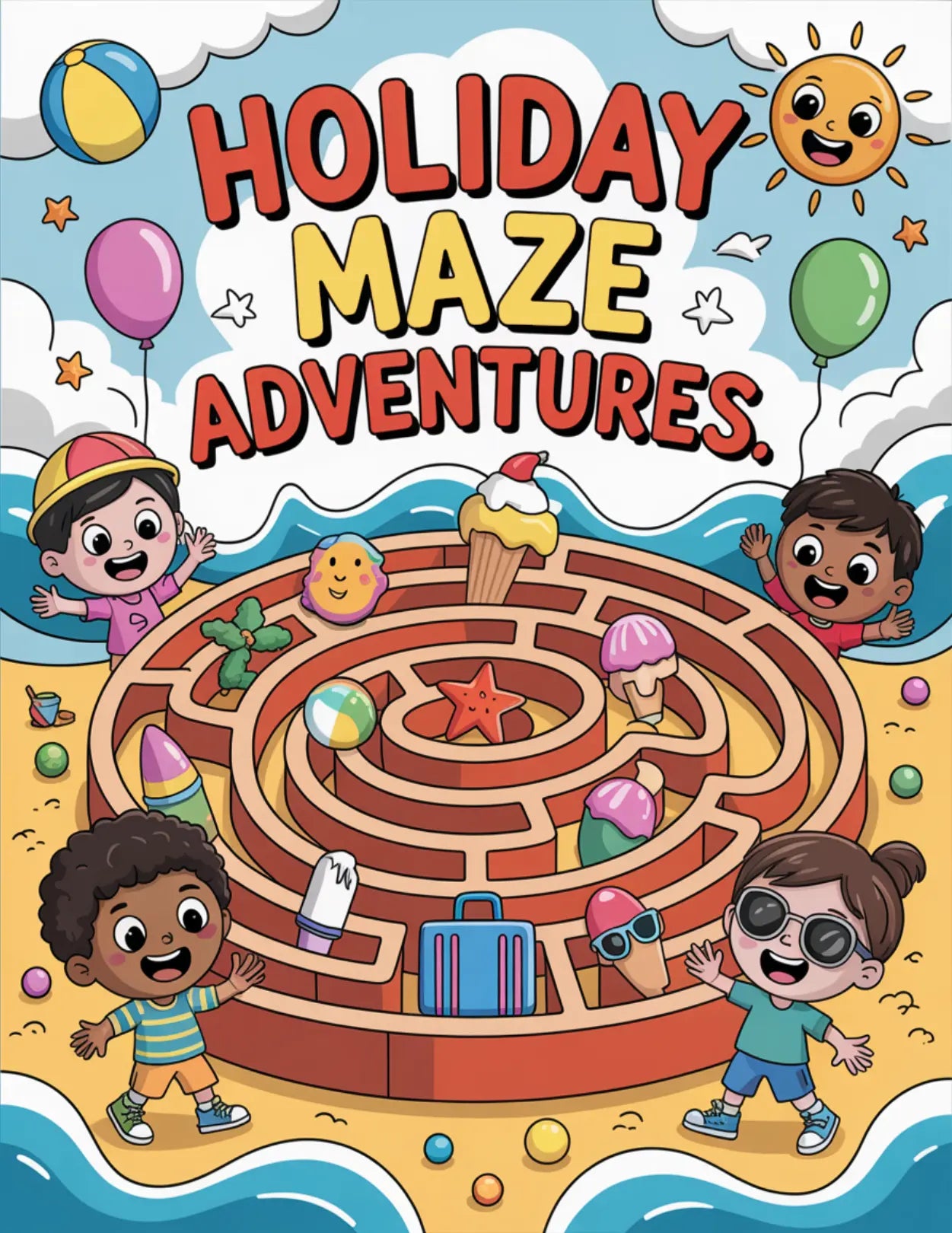 Holiday Maze Adventures RLE Chi-Town Books, LLC