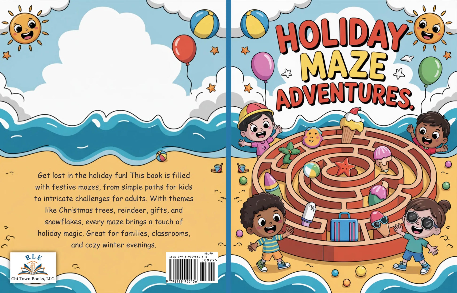 Holiday Maze Adventures RLE Chi-Town Books, LLC