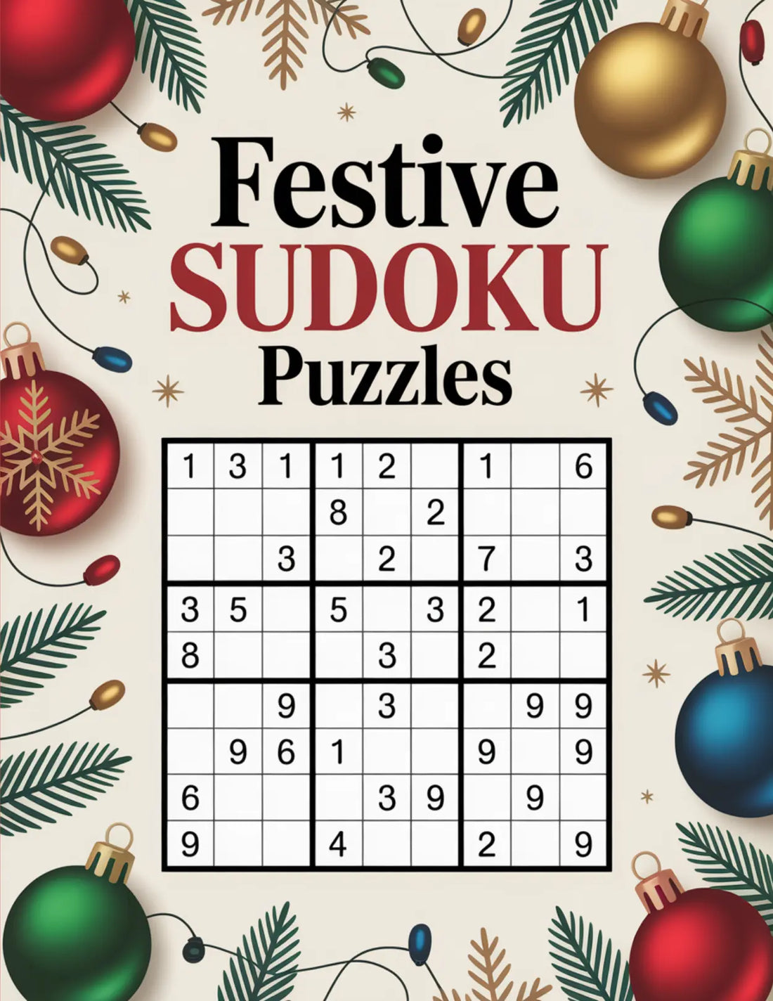 Festive Sudoku Puzzles RLE Chi-Town Books, LLC