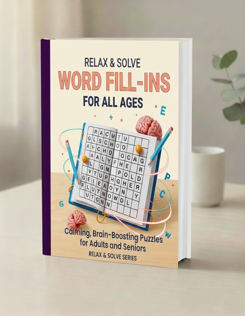 Relax & Solve: Word Fill-Ins RLE Chi-Town Books, LLC
